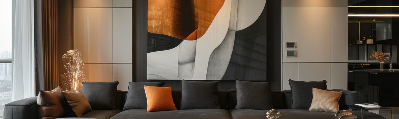 modern luxury living room Dubai oversized abstract: 7 Stunning ...