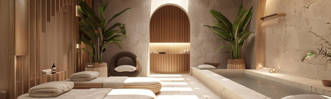 Dubai Luxury Spa Room Design — Minimal Biophilic Interiors