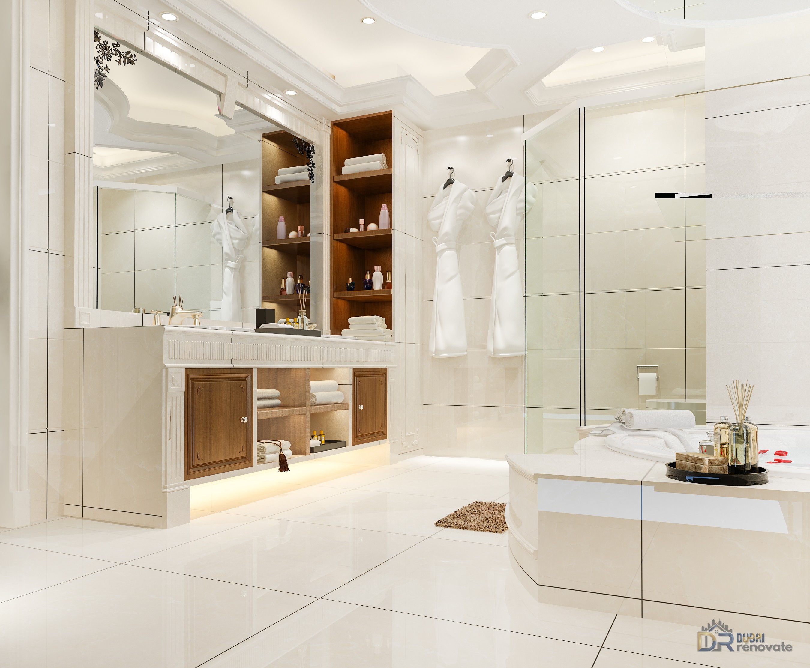 Dubai luxury modern white bathroom: 9 Luxe Design Moves