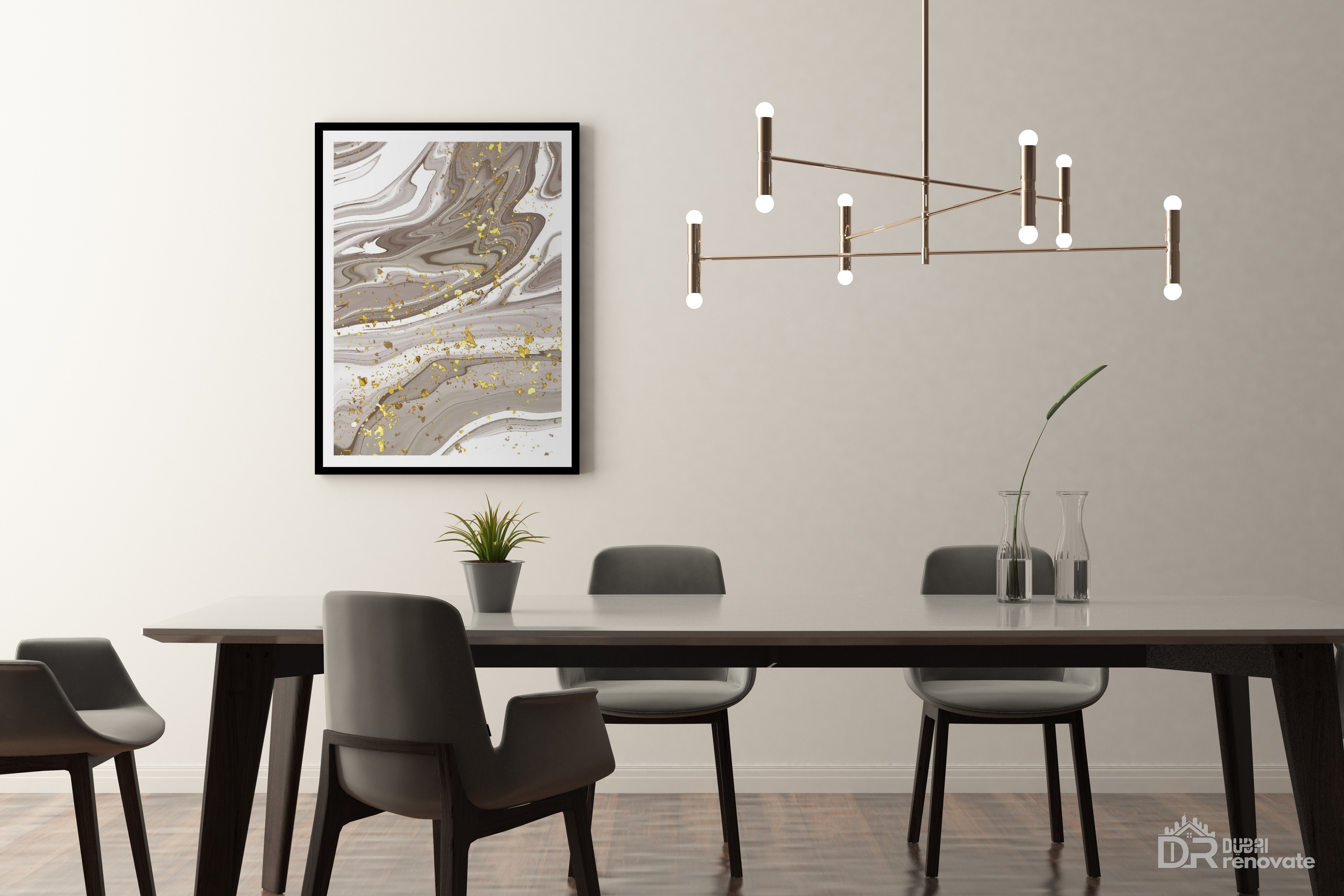 Dubai minimalist beige dining room — 7 Stunning Ideas for Calm Elegance