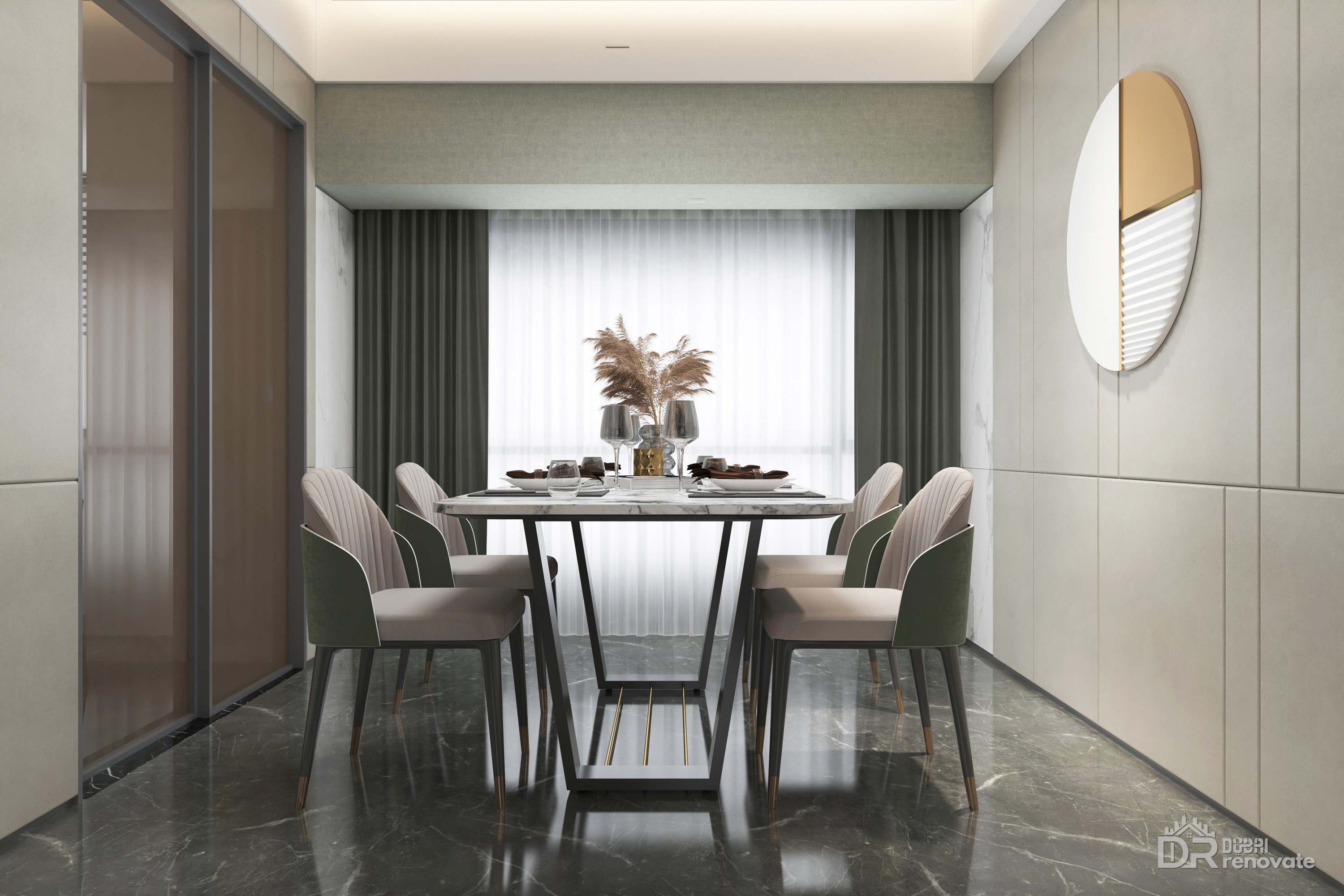 Dubai modern beige dining room — 9 Luxe Design Tips