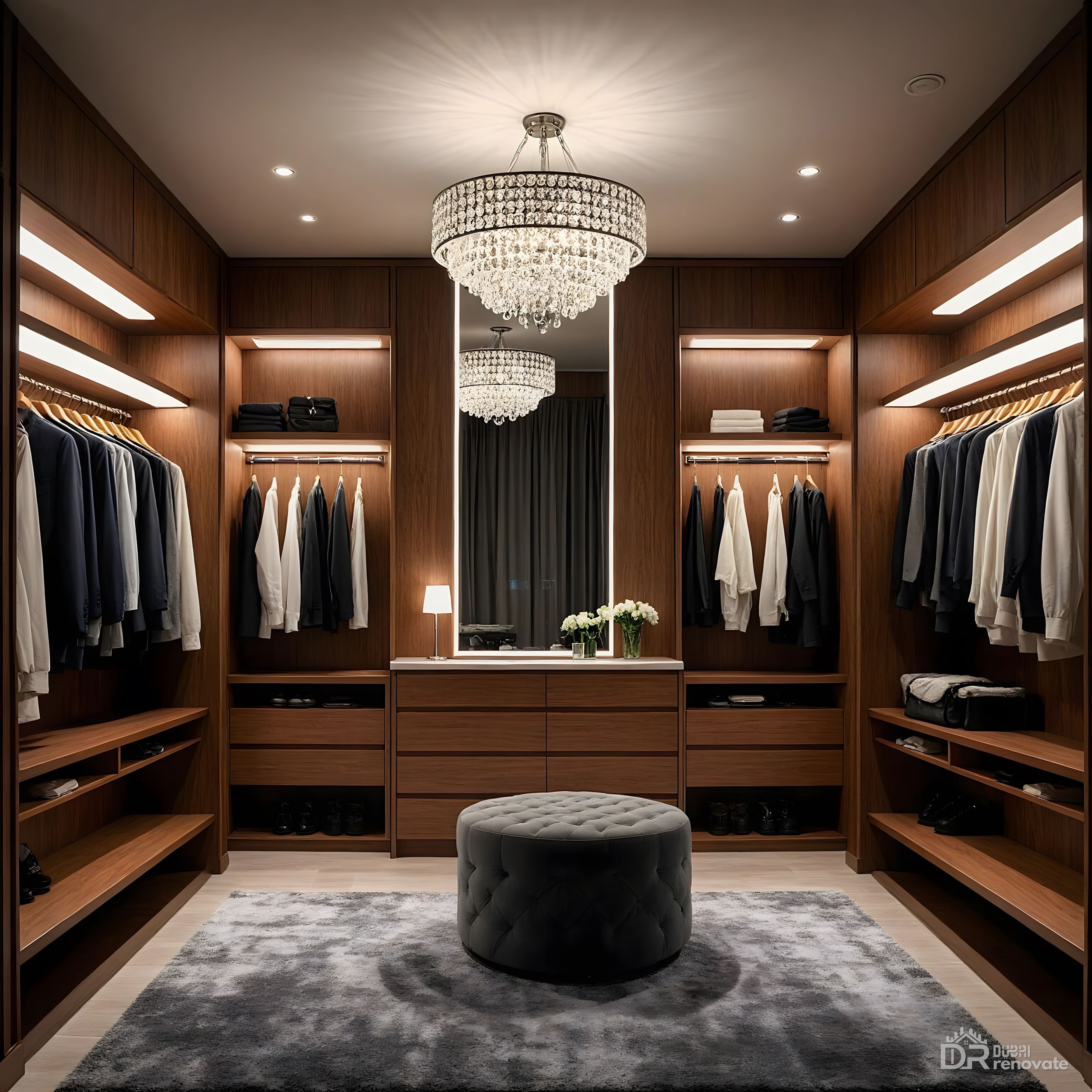 Dubai modern luxury dressing room crystal chandelier: 7 Stunning ...